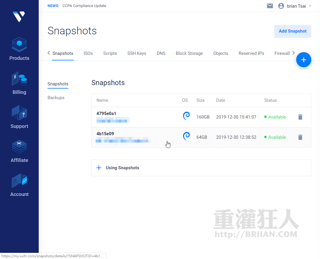 Vultr 便宜、速度快,有日本机房的 VPS Vultr 便宜、速度快,有日本机房的 VPS