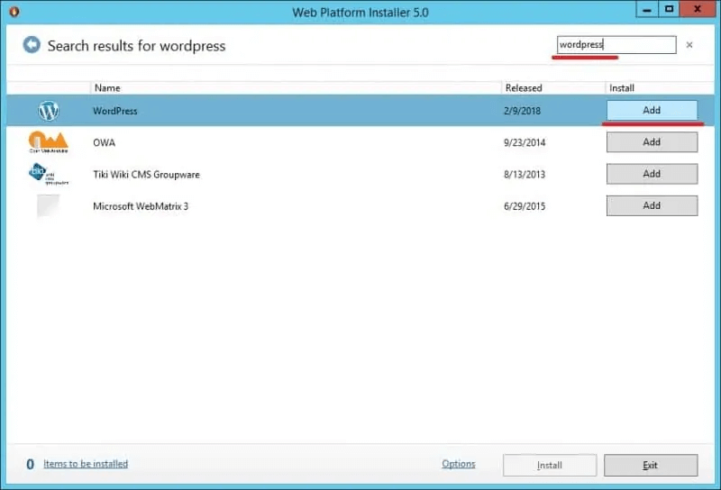 如何在Windows服务器上运行 WordPress