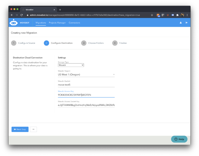 Google Cloud 到 Wasabi 云迁移 | 移动机器人 | 沙发滴