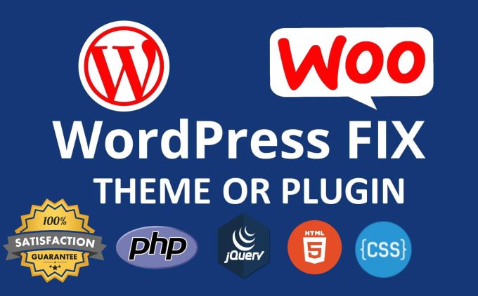 fiverr推广：我将编码或修复 wordpress php html css jquery js 插件主题
