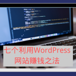 七个利用WordPress网站赚钱之法