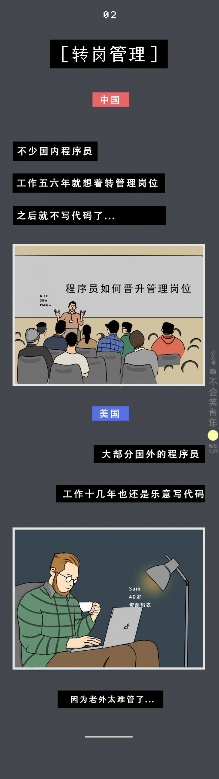 中国程序员VS美国程序员，这也太形象了吧...