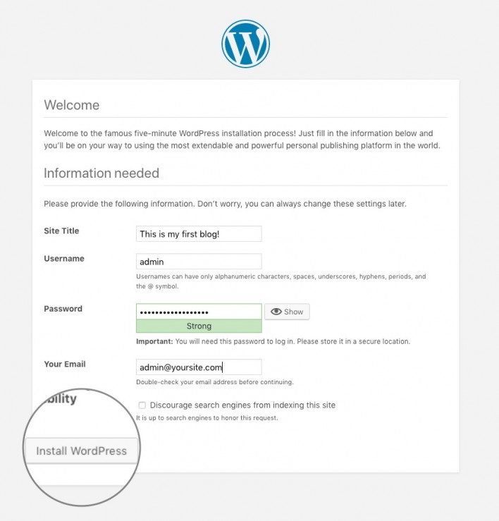 SiteGround上如何安装WordPress