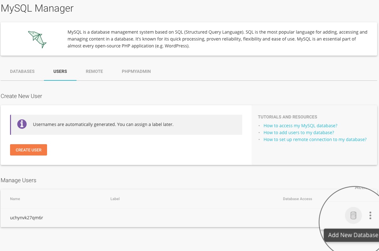 SiteGround主机教程教程:如何创建 MySQL 用户和数据库 SiteGround主机教程教程:如何创建 MySQL 用户和数据库