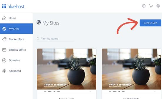bluehost主机如何一键安装WordPress