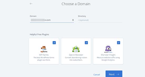 bluehost主机如何一键安装WordPress