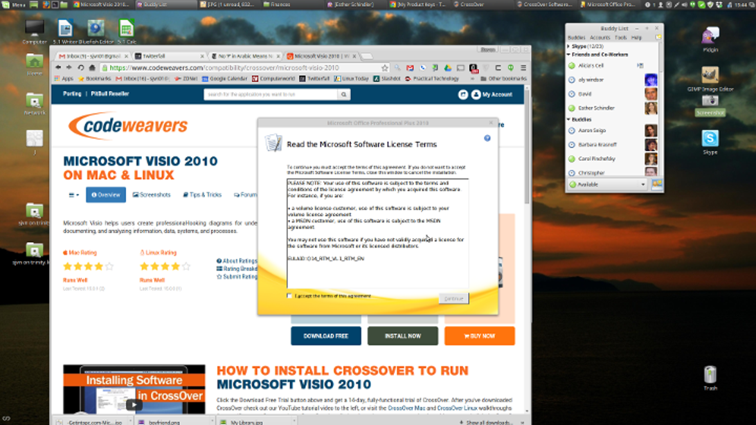 如何使用CrossOver在 Linux上安装Microsoft Office 2010