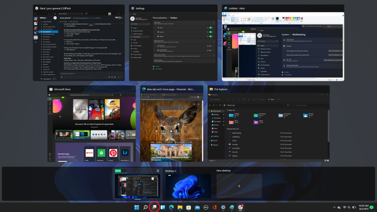 如何在 Windows 11 中管理虚拟桌面