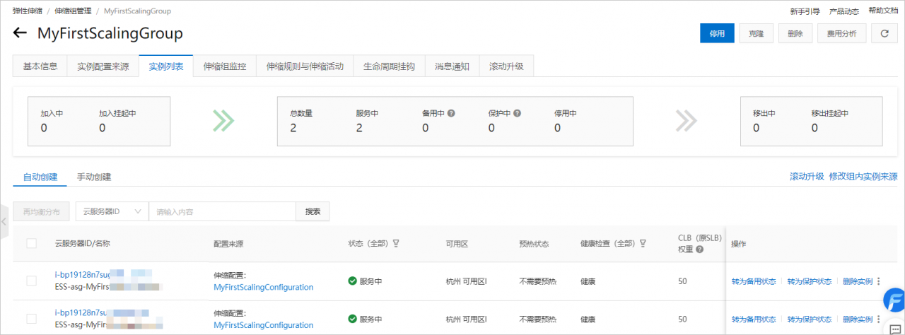如何使用阿里云弹性伸缩组管理你的ECS实例？