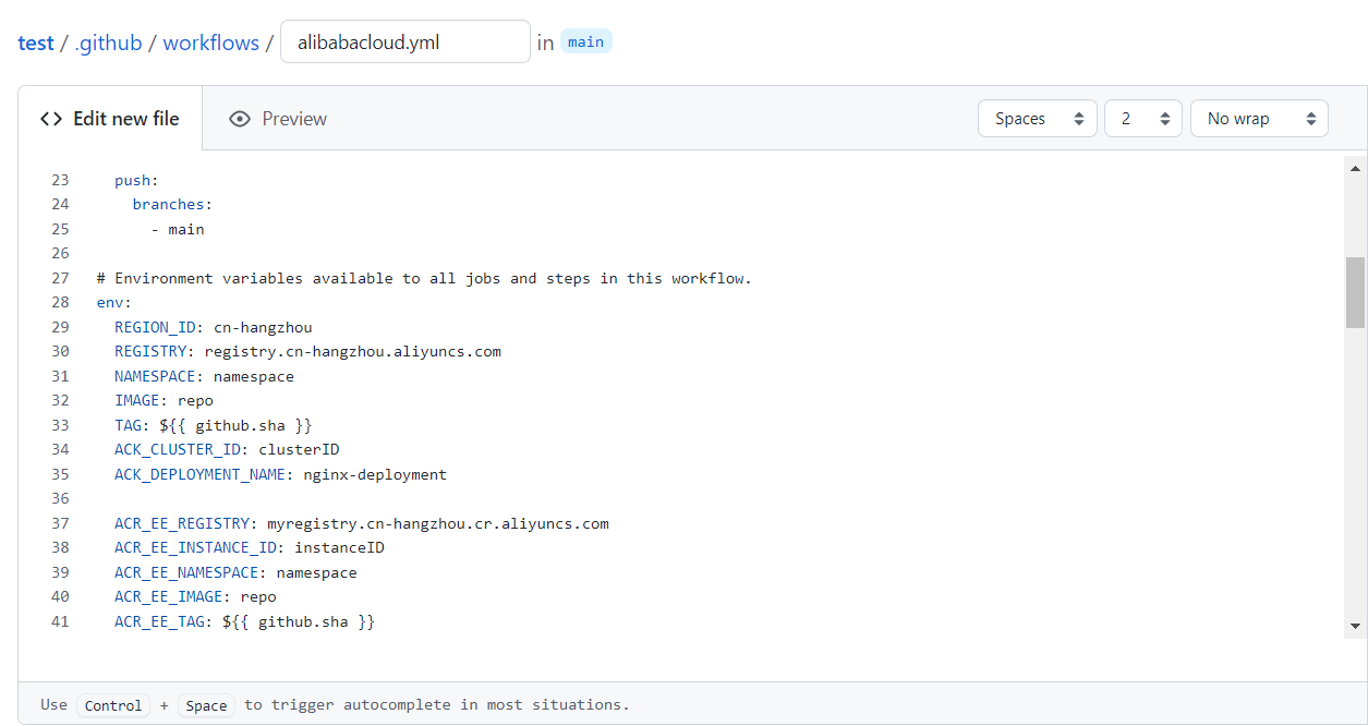 如何使用 GitHub Actions 部署容器