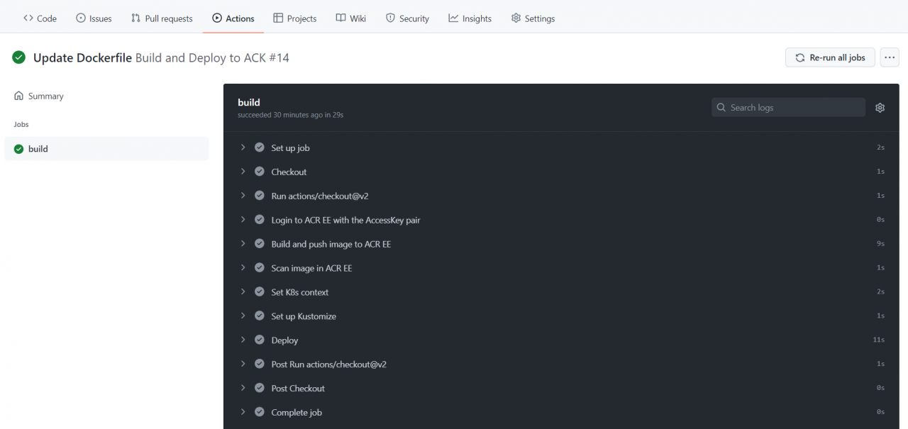如何使用 GitHub Actions 部署容器