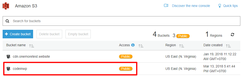 Amazon S3对象存储对接wordpress