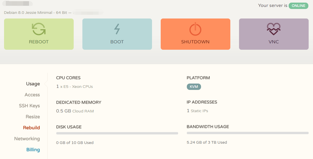 在Cloudcone CentOS主机通过宝塔部署安装wordpress