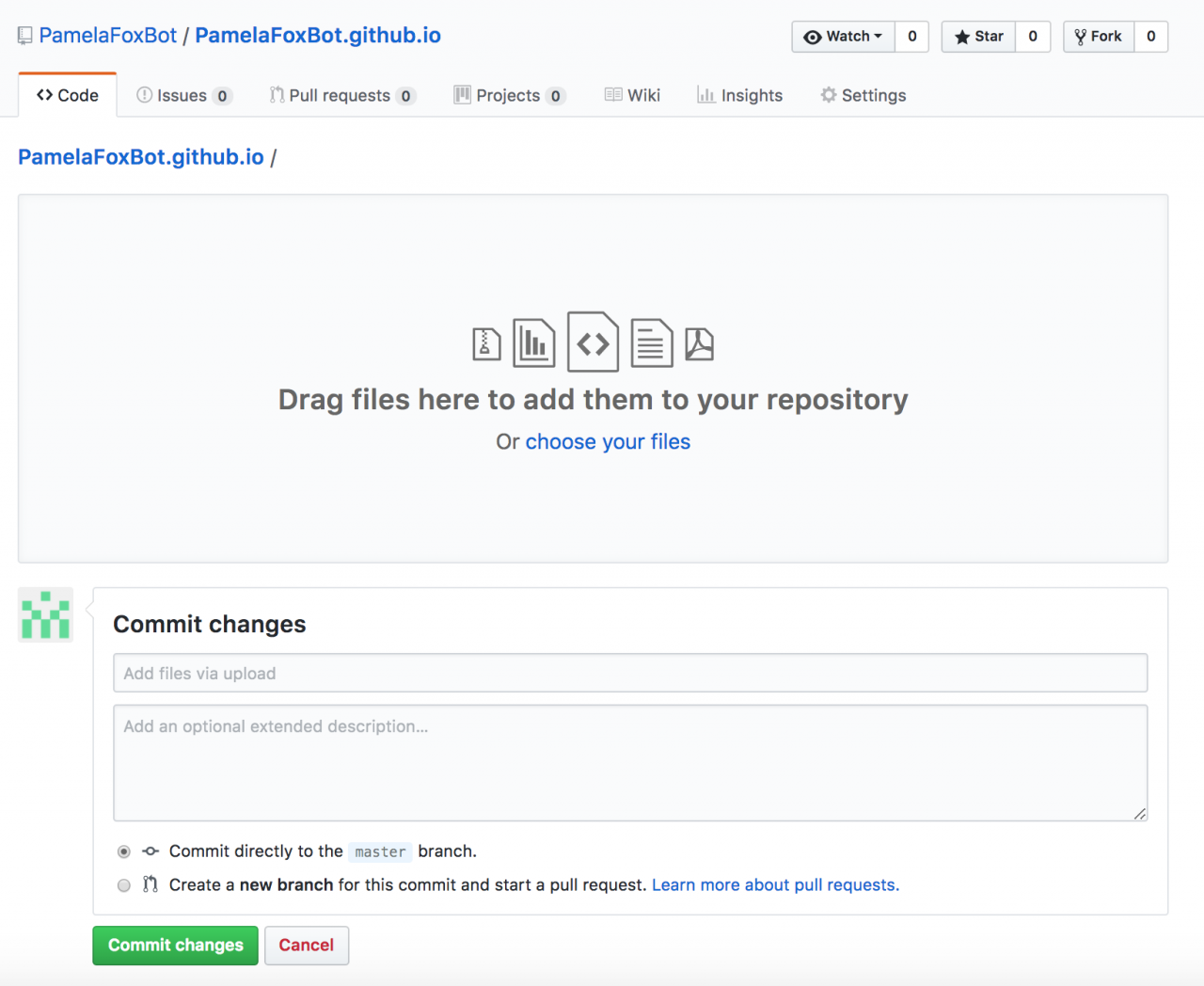 在Github上发布您的永久网站