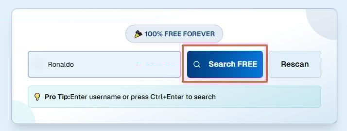 我能通过用户名找到某人的所有社交媒体账户吗？